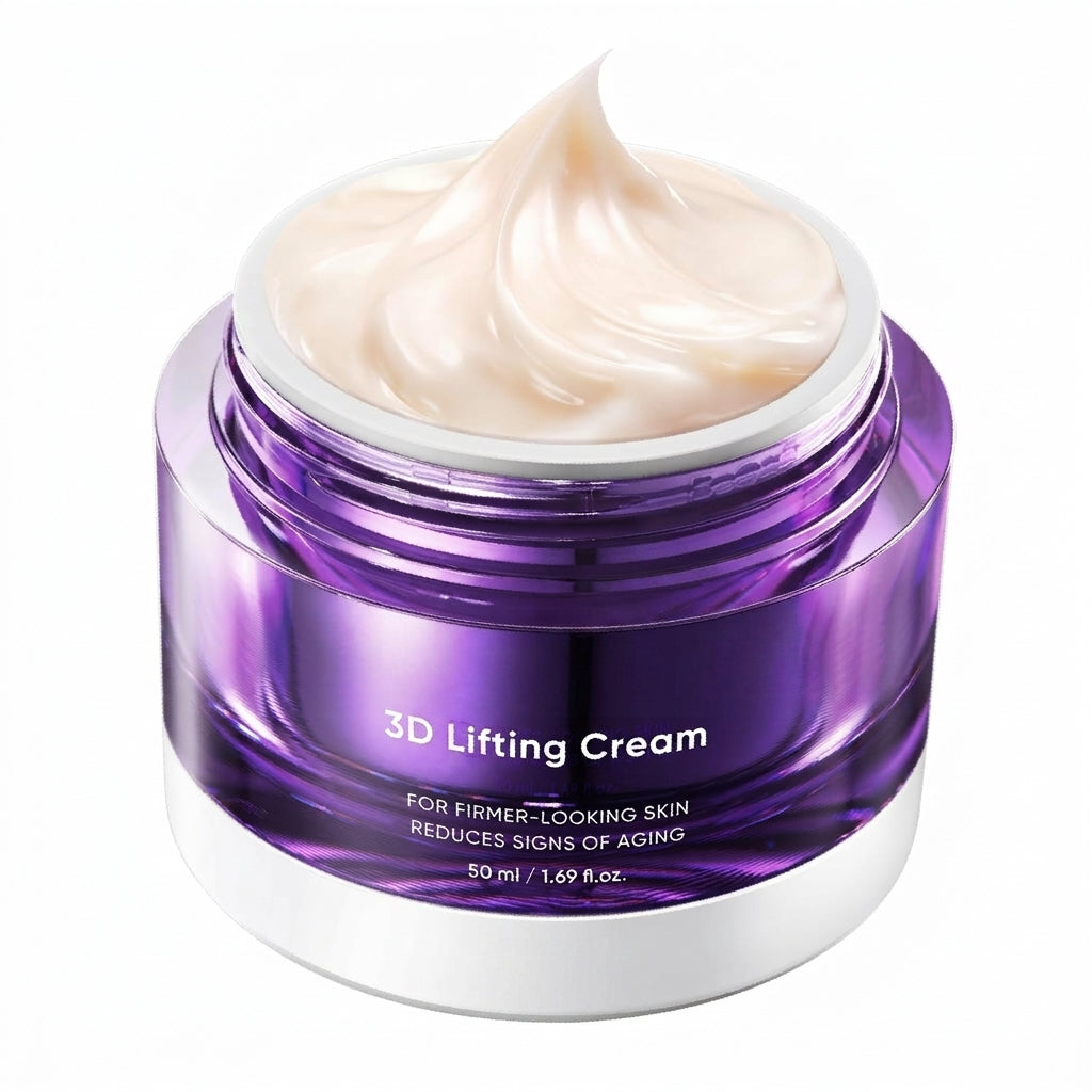 3D Lifting Night Cream with 17-Peptide Complex & Probioderm for Face & Neck