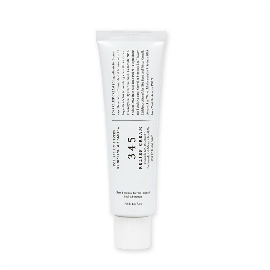 345 Relief Cream with Niacinamide & Ceramide NP for Blemish-Prone and Sensitive Skin