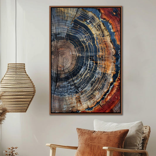 Tree Ring Framed Wall Art