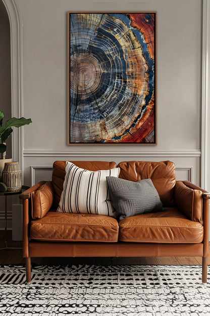 Tree Ring Framed Wall Art