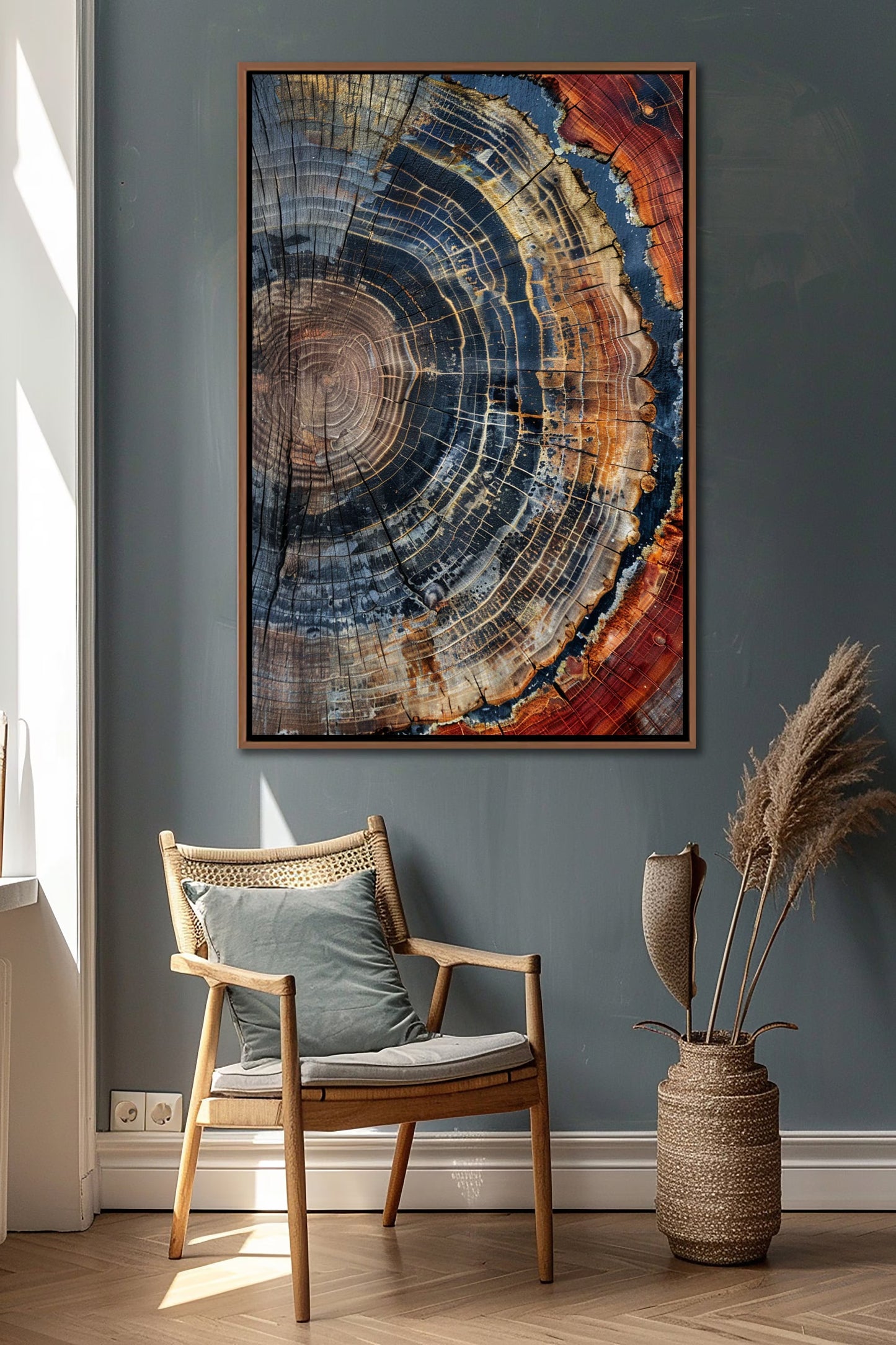 Tree Ring Framed Wall Art