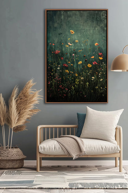 Wildflower Field Framed Wall Art